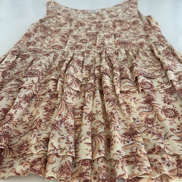 Free People Intimately Paisley Tunic Babydoll Mini Dress size small EUC - Picture 3 of 5